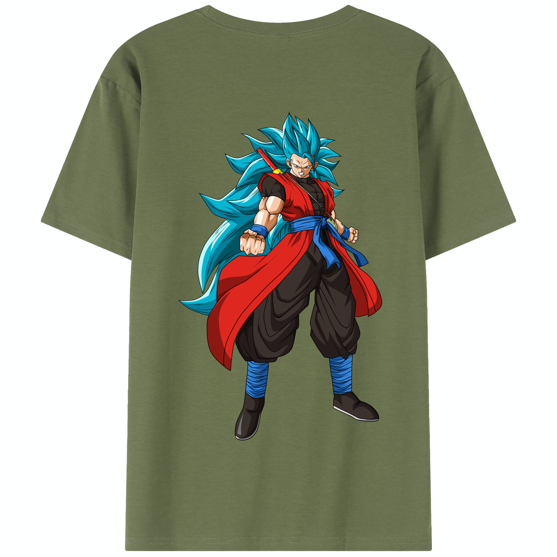 （画像用） ドラゴンボール ベジット DRAGON BALL Vegetto 綿100％半袖Tシャツ（背面プリント）